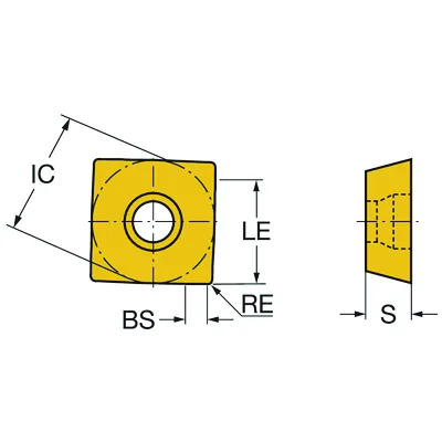 490R-08T308E-ML S30T — чертёж с размерами